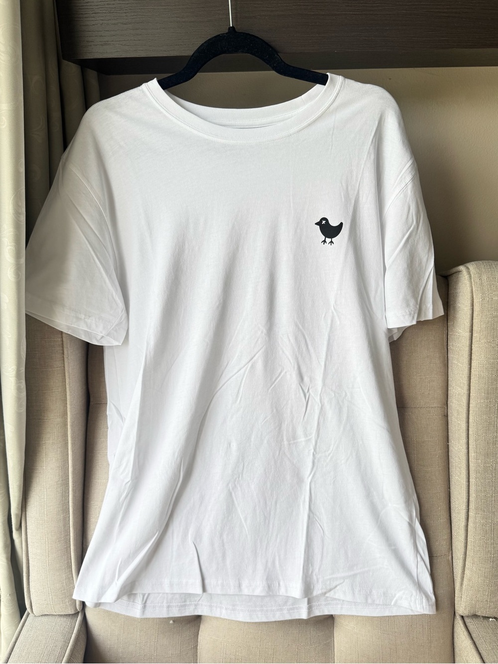 Bad Birdie Men’s Size Large White Bad Tee